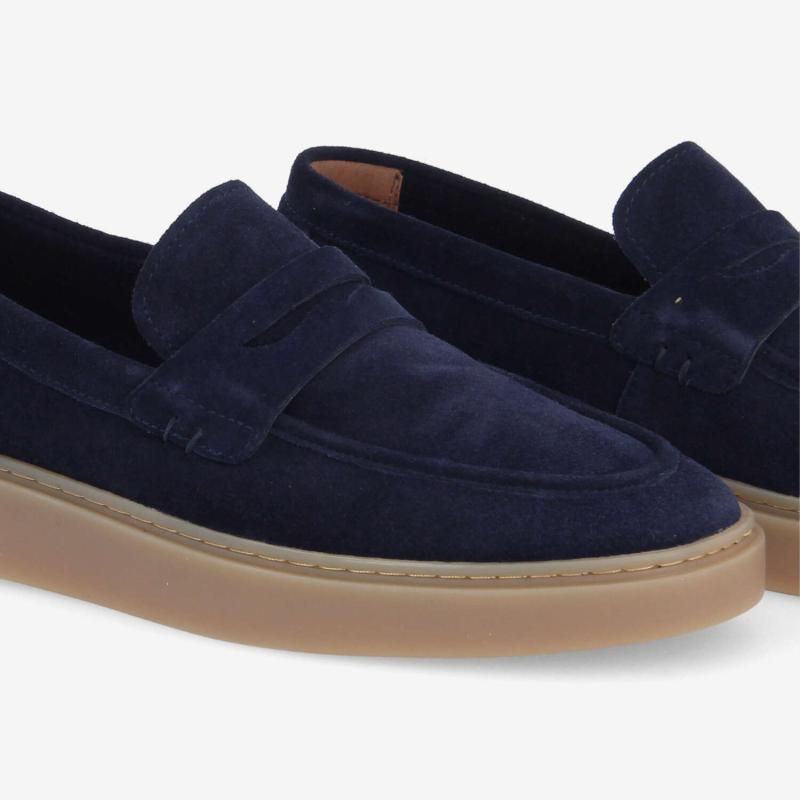 LOAFLY MOC M - SUEDE - NAVY